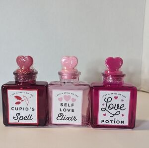 Target Bullseye Playground Valentines Potion Bottle Set Of 3 Love Cupid